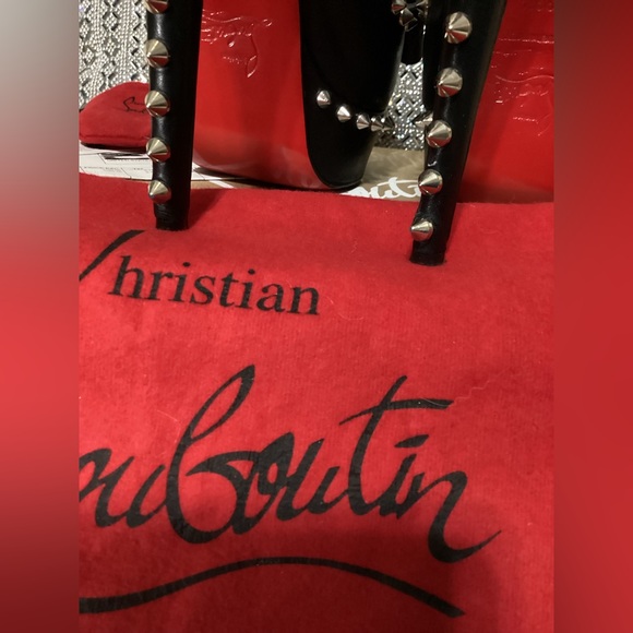 Authentic Christian Louboutin black heels size 38 1/5 - Picture 13 of 13